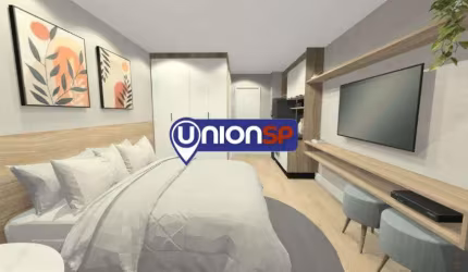 Apartamento com 1 quarto à venda na Rua Abará, 43, Brooklin, São Paulo por R$ 450.000