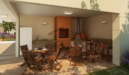 APARTAMENTO 2 DORMITÓRIOS, SALA 2 AMBIENTES, 01 W.C, COZINHA, VARANDA E 01 VAGA LIVRE DE GARAGEM