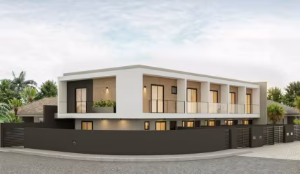 Geminado de 63m² com 2 quartos e 1 vaga de garagem