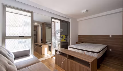 Apartamento Studio á venda em Pinheiros, 1 quarto e 1 vaga
