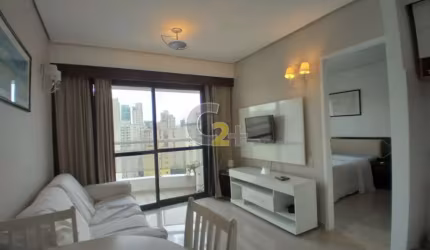 APARTAMENTO FLAT - VENDA - MOEMA - 1 DORMITÓRIO - 1 VAGA - MOBILIADO
