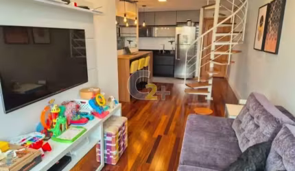 Apartamento cobertura duplex à venda na Vila Romana com 2 quartos e 2 vagas