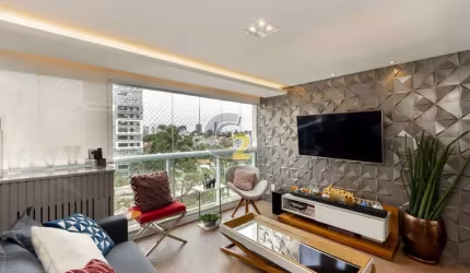 Apartamento à venda no Campo Belo com 2 quartos, sendo 1 suite e 2 vagas