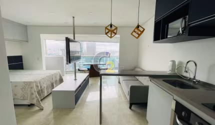 Apartamento Studio mobiliado à venda em Pinheiros com 1 quarto, 1 vaga