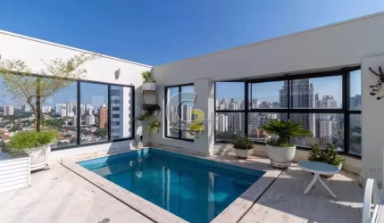 Cobertura duplex a venda no Campo Belo 5 quartos, 4 suítes, 5 vagas