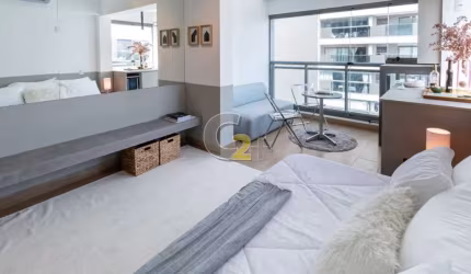 Apartamento á venda em Pinheiros com 1 quarto e 1 vaga com 35m2