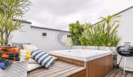 Apartamento Cobertura Duplex a Venda em Pinheiros com 90m, 2 quartos, 1 suíte e 1 vaga