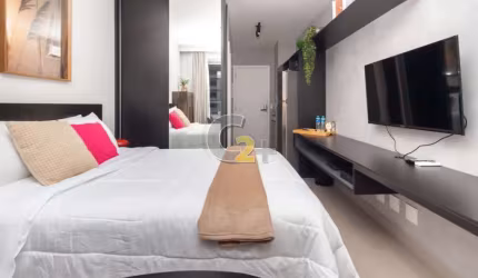 Studio mobiliado à venda em Perdizes com 1 quarto, sem vaga