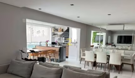 Apartamento mobiliado à venda no Jardim das Perdizes com 3 suites e 2 vagas