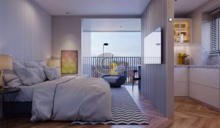 Apartamento Studio à venda em Higienópolis 1 suíte, sem vaga