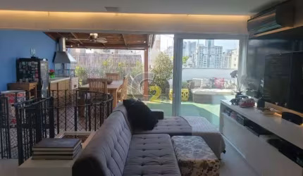 COBERTURA DUPLEX - PINHEIROS - 2 DORMITÓRIOS - 1 SUITE - 1 VAGA DE GARAGEM- REFORMADA