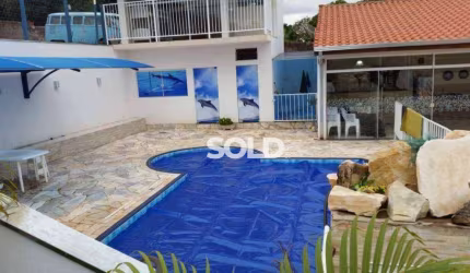 Excelente chácara com piscina aquecida, 2500m², próximo da cidade, 3 dormitórios sendo 2 suítes à venda por R$ 950.000,00 - Pq. do Mirante - Franca/SP