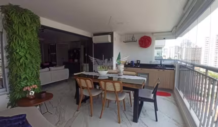 Apartamento Mobiliado com 3 Suítes no Edifício Le Monde para Comprar, 117m² - Centro de Santo André/SP.