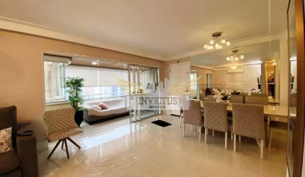 Apartamento Mobiliado com 3 Quartos no Condomínio Paris para Comprar, 128m² - Centro, Santo André/SP