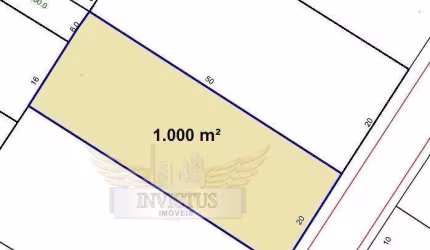 Excelente oportunidade, Área de Terreno: 1.000 m2 (20x50), Terreno Comercial na Vila Homero Thon em Santo André!!