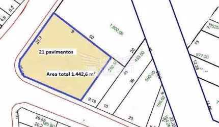 Terreno à Venda, 1.442m² - Vila Bastos - Santo André/SP