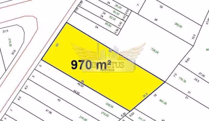 Terreno Comercial à Venda, 970m² - Vila Sacadura Cabral, Santo André/SP.