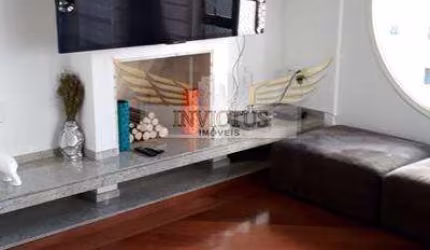 Apartamento com 3 Quartos no Edifício Simone Thais para Comprar, 174m² - Vila Bastos, Santo Andé/SP.
