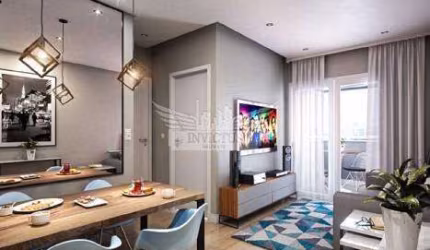 Apartamento com 2 Quartos para Comprar, 53m² - Vila Tibiriçá, Santo André/SP