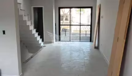 Sobrado com 2 Suítes NOVO para Comprar, 110m² - Jardim Santo Alberto, Santo André/SP.