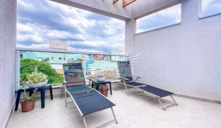 Excelente Cobertura sem Condomínio Decorada 2 Dormitórios à Venda, 80m² - Vila Humaitá, Santo André/SP.