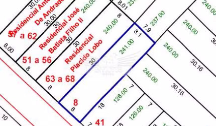 Terreno Residencial para Comprar, 240m² - Jardim Ocara, Santo André/SP.