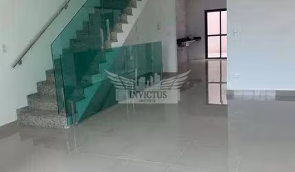 Lindo Sobrado Novo com 3 Suítes à Venda, 200m² - Parque Das Nações, Santo André/SP.