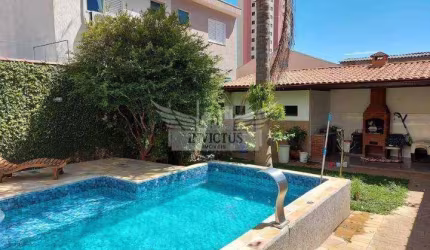 Lindo Sobrado Residencial/Comercial com 4 Dormitórios para Locação, 253m² - Campestre, Santo André/SP.