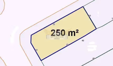 Terreno de Esquina Residencial/Comercial para Comprar, 250m² - Bairro Jardim, Santo André/SP.