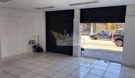 Salão Comercial para Alugar, 57m² - Vila Alzira, Santo André/SP.