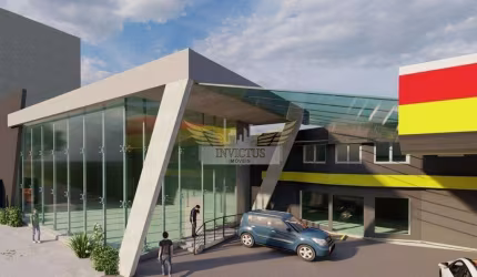 Galpão Comercial em Obras para Alugar, 300m² - Centro de Santo André/SP.