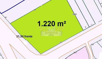 Terreno de Esquina para Comprar, 1.220m² - Santa Maria, São Caetano do Sul/SP.