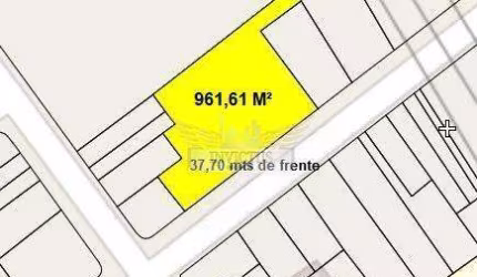Terreno Comercial/Residencial para Comprar, 960m² - Rudge Ramos, São Bernardo do Campo/SP.