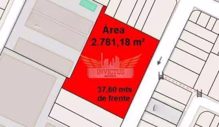 Terreno Plano para Comprar, 2.781m² - Bairro Paulicéia, São Bernardo do Campo/SP.