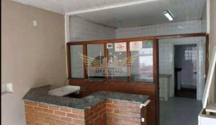 Salão Comercial para Alugar, 80m² - Vila Bastos em Santo André/SP.
