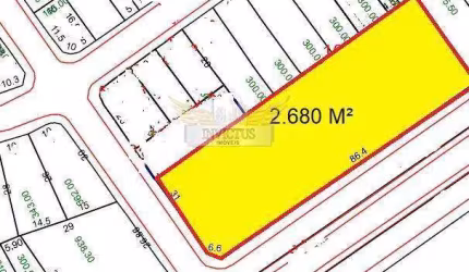 Terreno Comercial para Alugar, 2.680m² - Bairro Paraíso, Santo André/SP.