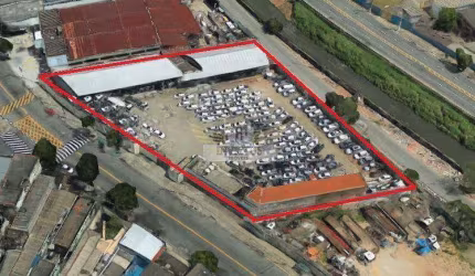 Terreno Comercial para Comprar, 4.049m² - Vila Palmares, Santo André/SP.