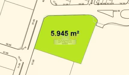 Terreno Comercial/Industrial para Comprar, 5.945m² - Planalto, São Bernardo do Campo/SP.