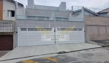Sobrado Novo com 3 Quartos para Comprar, 150m² - Jardim do Estádio, Santo André/SP.