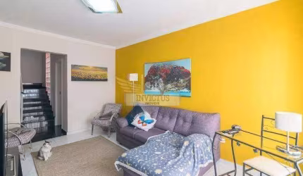 Sobrado Geminado com 3 Quartos para Comprar, 140m² - Campestre, Santo André/SP.