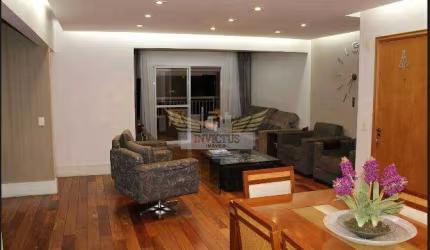 Apartamento Mobiliado com 3 Suítes no Residencial Exclusive Garden para Alugar, 175m² - Bairro Jardim, Santo André/SP.