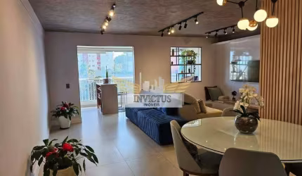 Apartamento Mobiliado com 3 Quartos no Condomínio Praça Jardim para Alugar, 115m² - Vila Valparaíso, Santo André/SP.