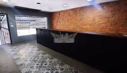Salão Comercial para Alugar, 200m² - Jardim Bela Vista, Santo André/SP.