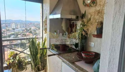 Apartamento Mobiliado com 3 Quartos no Condomínio Residencial Acácia para Comprar, 82m² - Vila Assunção, Santo André/SP.