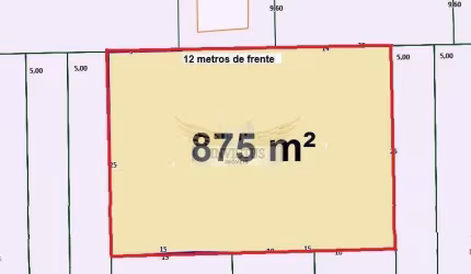 Terreno Residencial/Comercial Bem Localizado para Comprar, 875m², Vila Alpina - Santo André/SP.