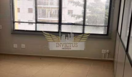 Sala Comercial no Centro Executivo do Paço para Alugar, 80m² - Vila Bastos, Santo André/SP.