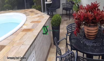Cobertura com 3 quartos à venda no Jardim Las Palmas, Guarujá , 196 m2 por R$ 850.000