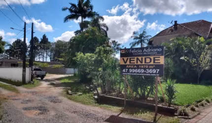 Terreno  Rua Timbo, Bairro América Centro -JOINVILLE-SC