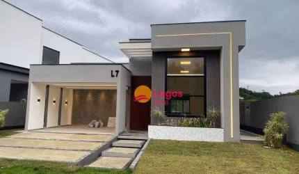 Casa com 3 dormitórios à venda, 122 m² por R$ 798.000,00 - Ubatiba - Maricá/RJ