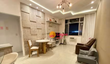 Apartamento reformado na 1 quadra da Praia com 2 dormitórios à venda, 90 m² por R$ 685.000 - Icaraí - Niterói/RJ